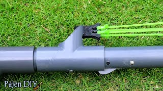 DIY Slingshot - Super Powerful Automatic PVC Slingshot