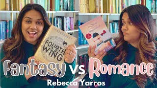 Fantasy vs Romance: Rebecca Yarros Books