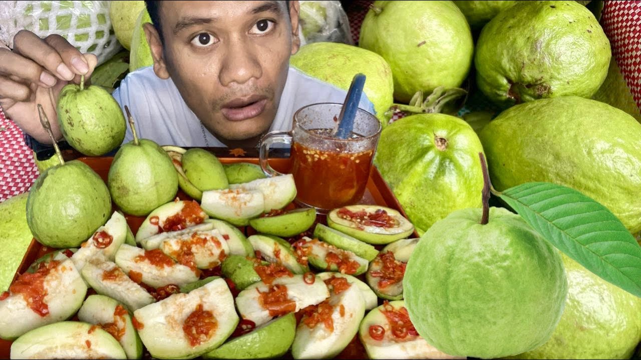 ASMR DELICIOUS GUAVA EATING WITH SPICY FISH SAUCE SO DELICIOUS YouTube