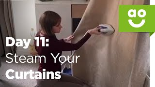 Day 11: Steam Your Curtains | AO Spring Cleaning Challenge