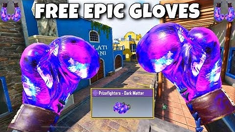 HOW TO GET FREE EPIC PRIZE-FIGHTERS DARK MATTER COD MOBILE SEASON 3 FREE BOXING GLOVES SKIN IN CODM