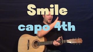 Smile (R5) Guitar Lesson - Easy How to Play Tutorial