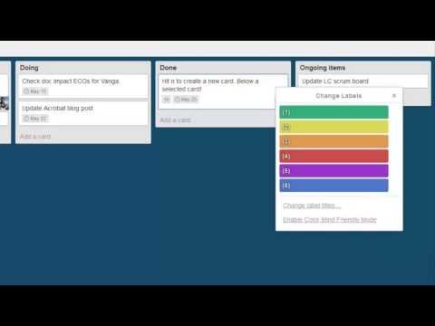 Trello keyboard shortcuts