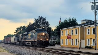 Northbound CSX mixed manifest on track one 