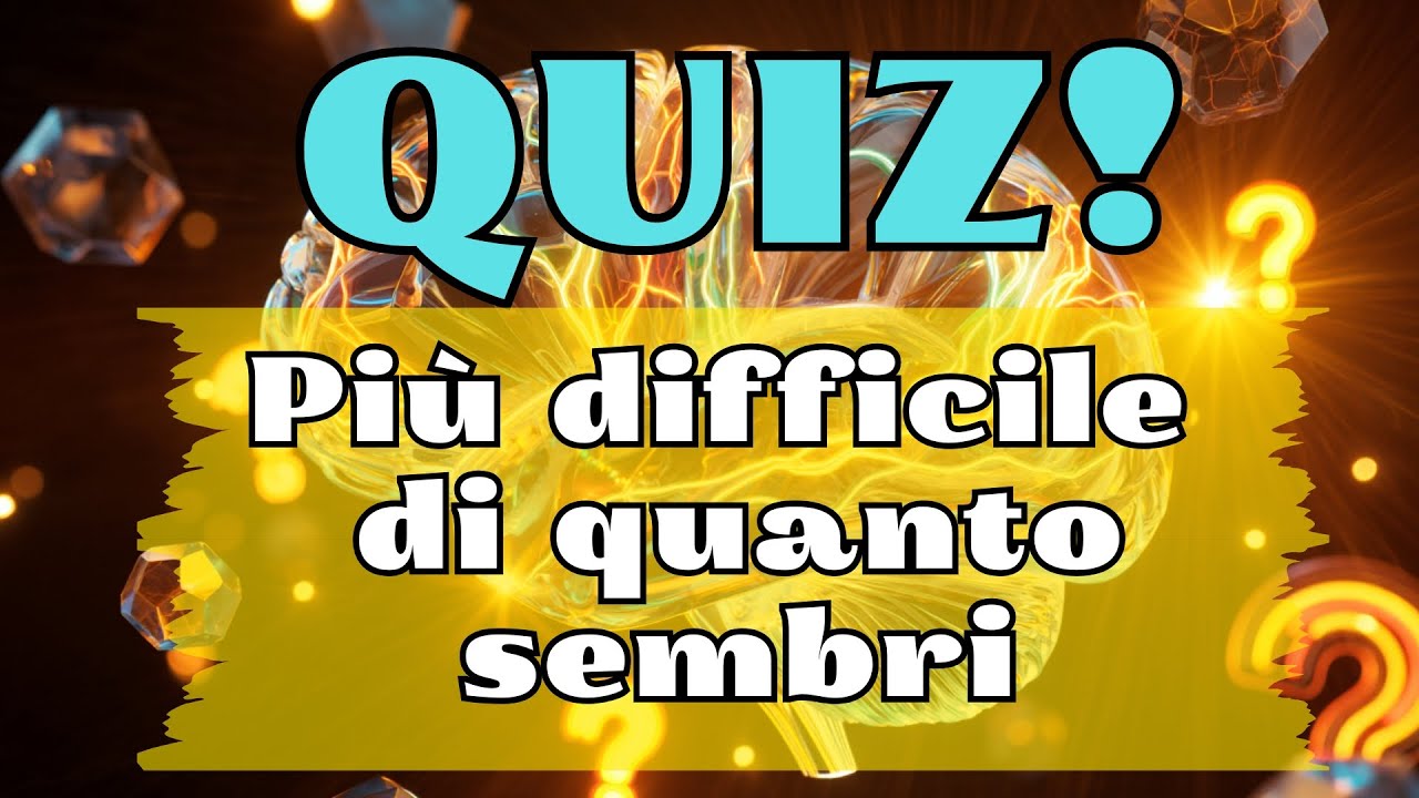 TEST DI CULTURA GENERALE DIFFICILE: 30 DOMANDE CHE NON TUTTI POSSONO AFFRONTARE