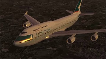 Infinite Flight Live ATC (EGHI)-EGLL) 747-400 Cathy Pacific