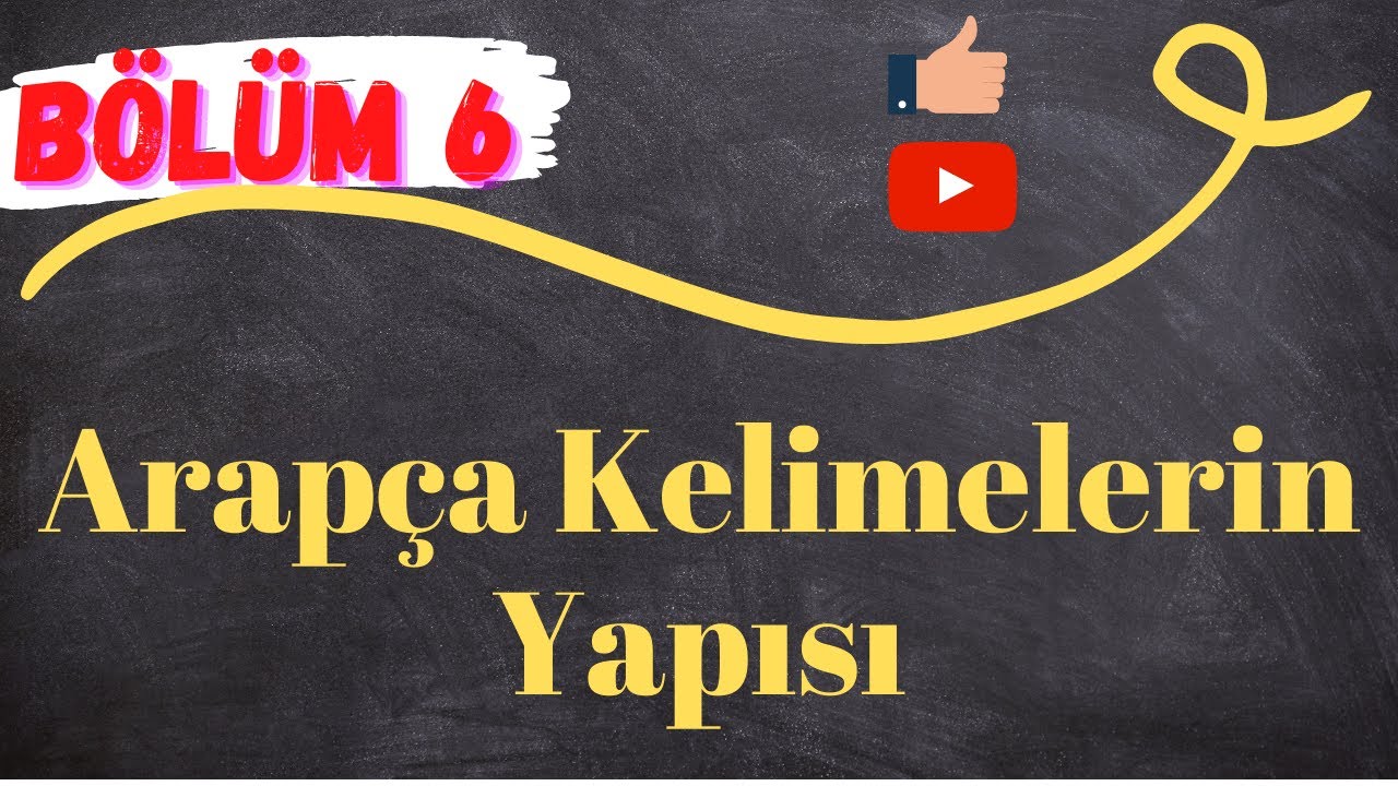 AÖF TARİH OSMANLICA 1 - 25.  DERS Arapça Kelimelerin Yapısı