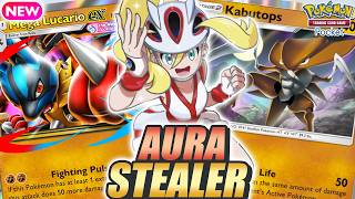 INSANE LIFESTEAL ! MEGA LUCARIO &amp; KORRINA Bring Back the IMMORTAL KABUTOPS ! - Pokemon TCG Pocket