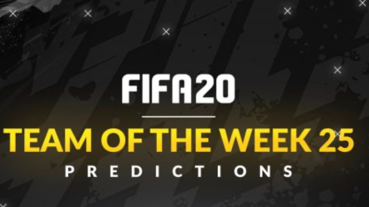 Totw 25 predictions