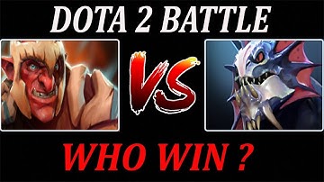 Slardar Vs Troll Warlord -Dota 2 Battle