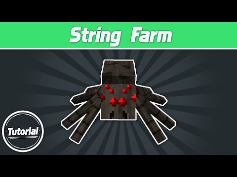 Minecraft String Farm Tutorial - QuickFarms