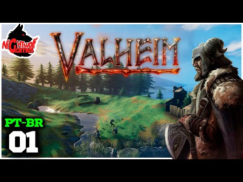 VALHEIM #01 - Sobrevivendo em um mundo Nórdico - Gameplay em Português PT-BR