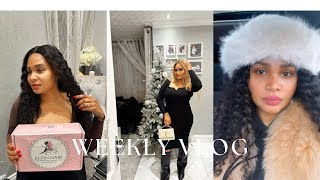 Vlog/ ELFIN HAIR/unboxing/bonne année 🙏🏽🎉