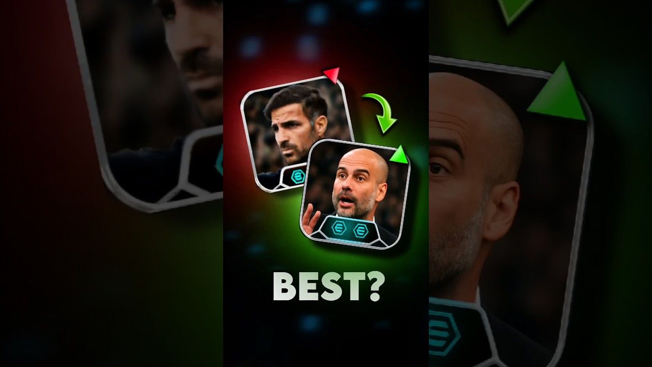 PEP GUARDIOLA VS C.FABREGAS MANAGER EFOOTBALL