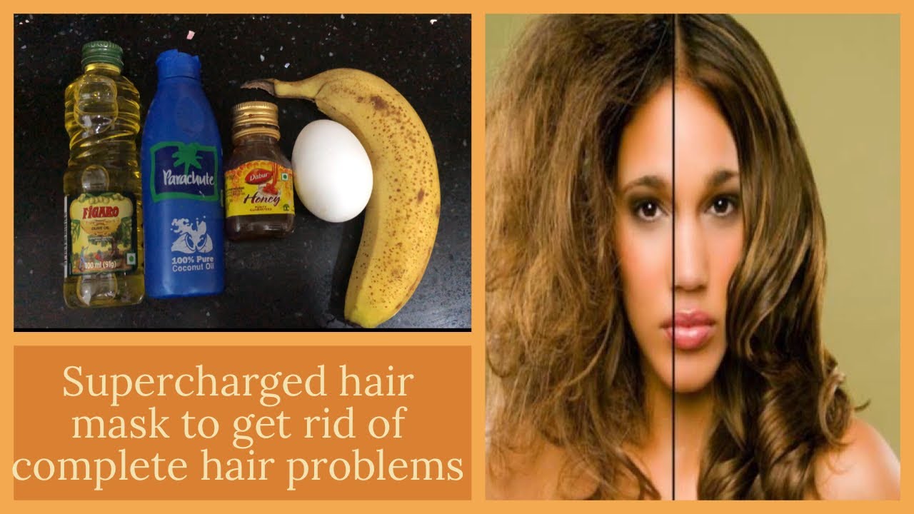 Supercharged Banana Hair Mask Get 100 Healthy & Shiny Hair Protein