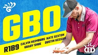 2019 Glass Blown Open MPO3 Round 1 Back 9 | Shue, Sexton, Keegan, Heimburg |
