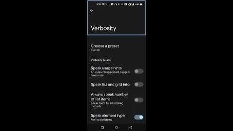 #indepth review of screen reader TalkBack on Android devices all settings info about  new features