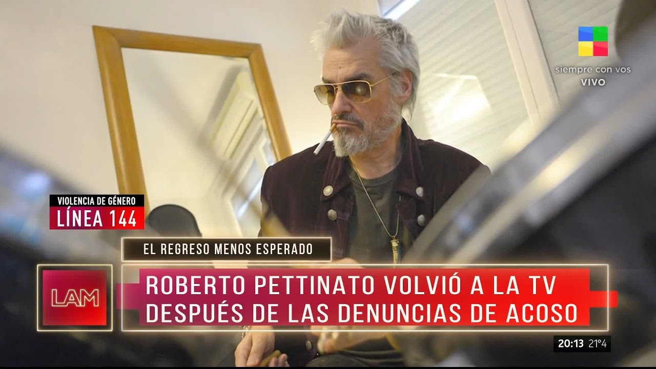 📺 Roberto Pettinato regresó a la televisión tras las denuncias de acoso
