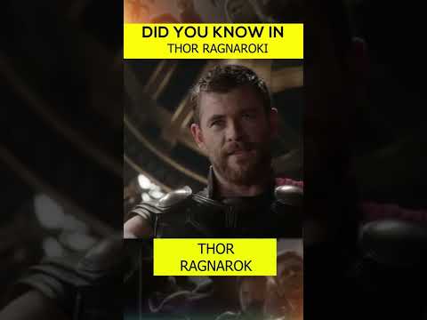 Did you Know ❗️ ❗️ in THOR RAGNAROK THOR USES❓❓#shorts #marvel