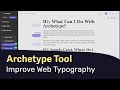 Archetype app  vertically space your typography perfectly with this tool