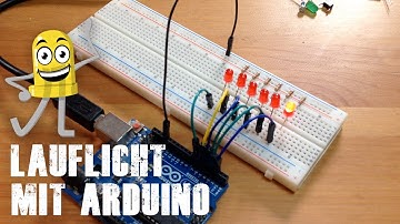 Lauflicht mit Arduino – So einfach geht das!