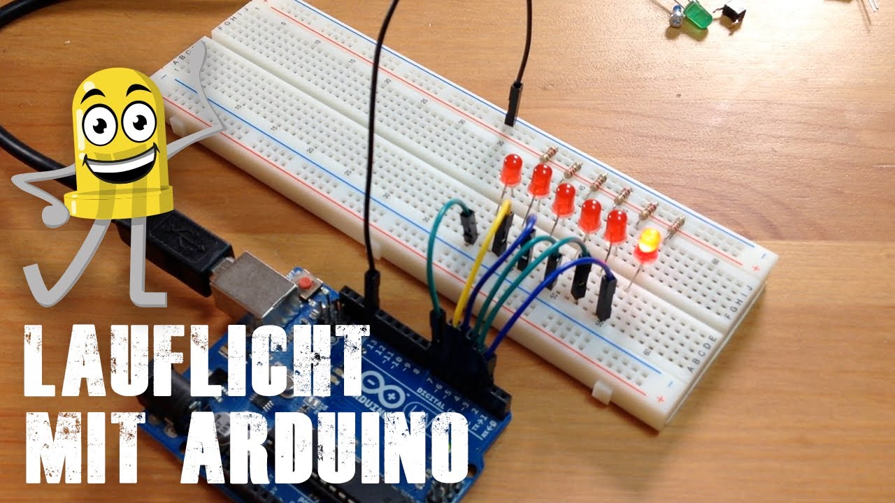 Lauflicht mit Arduino – So einfach geht das! 