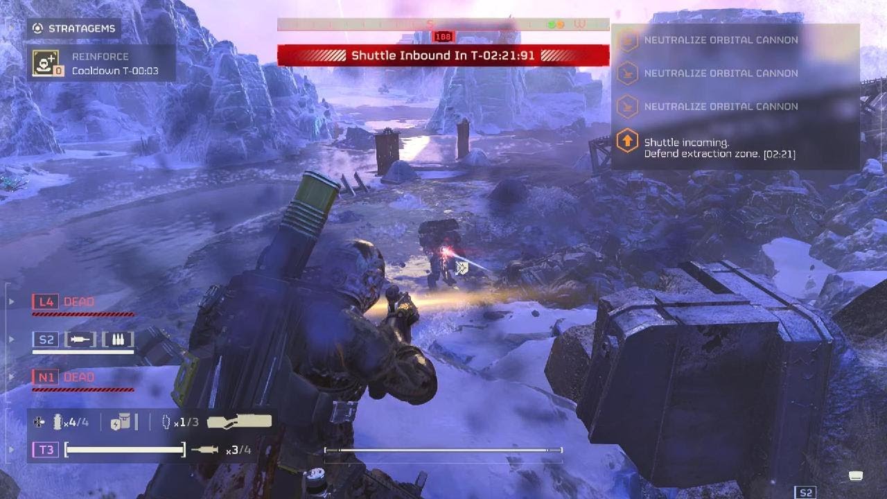 HELLDIVERS 2 Super Helldive Average Extract Experience - YouTube