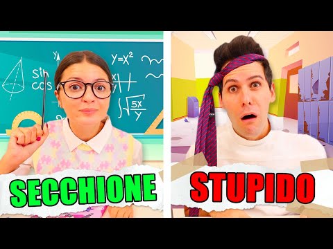 INTELLIGENTE vs STUPIDO A SCUOLA!! | Me contro Te