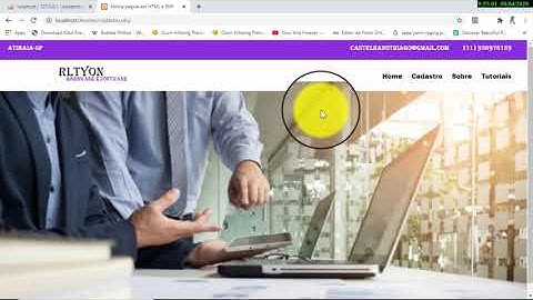 Criando um pequeno site (HTML, CSS e PHP com conexão com MySQL) PART 3