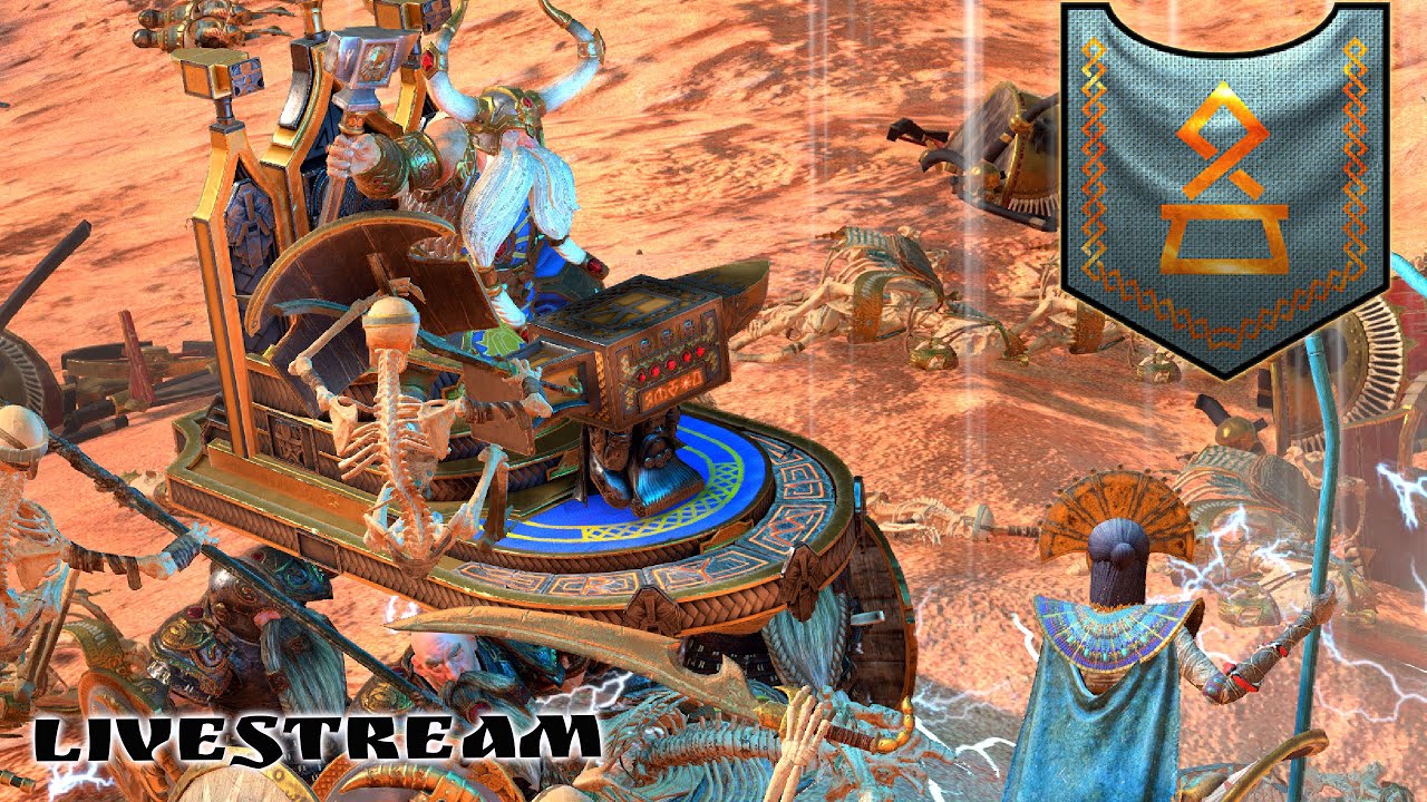 Dwarven Thunder 4 ~IRONBROW'S EXPEDITION~ Mortal Empires Legendary Difficulty | Live Stream