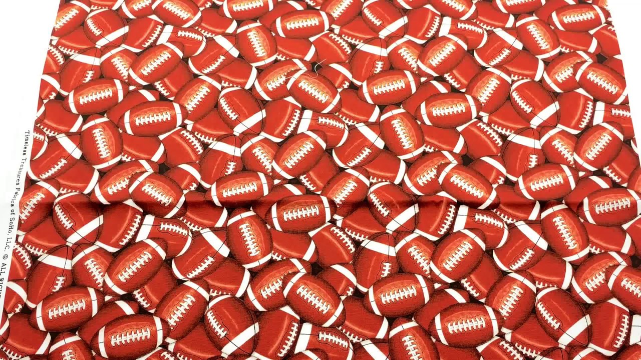 American football sport fabric by Timeless Treasures