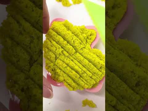Satisfying and Relaxing Kinetic Sand ASMR! No talking Cookie Cutter 🐶 #shorts | SweetSand 413