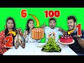 1 To 100 Food Eating Challenge | Hungry Birds