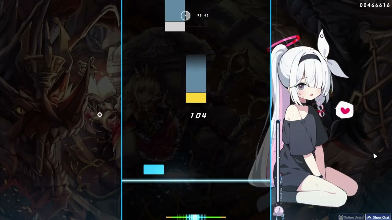 [O!m 7k] 3.57★ ouroboros -twin stroke of the end- [7K Maxus' Hard] 97.95%