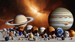 All 8 Planets + Moons &amp; Asteroids Together! Mind-Blowing Solar System!