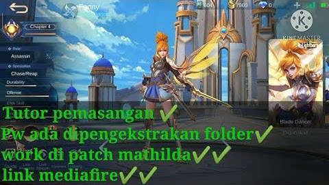 Script skin Fanny Lightborn patch mathilda full effect & loby by Ali moba