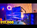 I Built my ULTIMATE Dream $12,000 Gaming & Streaming Setup!