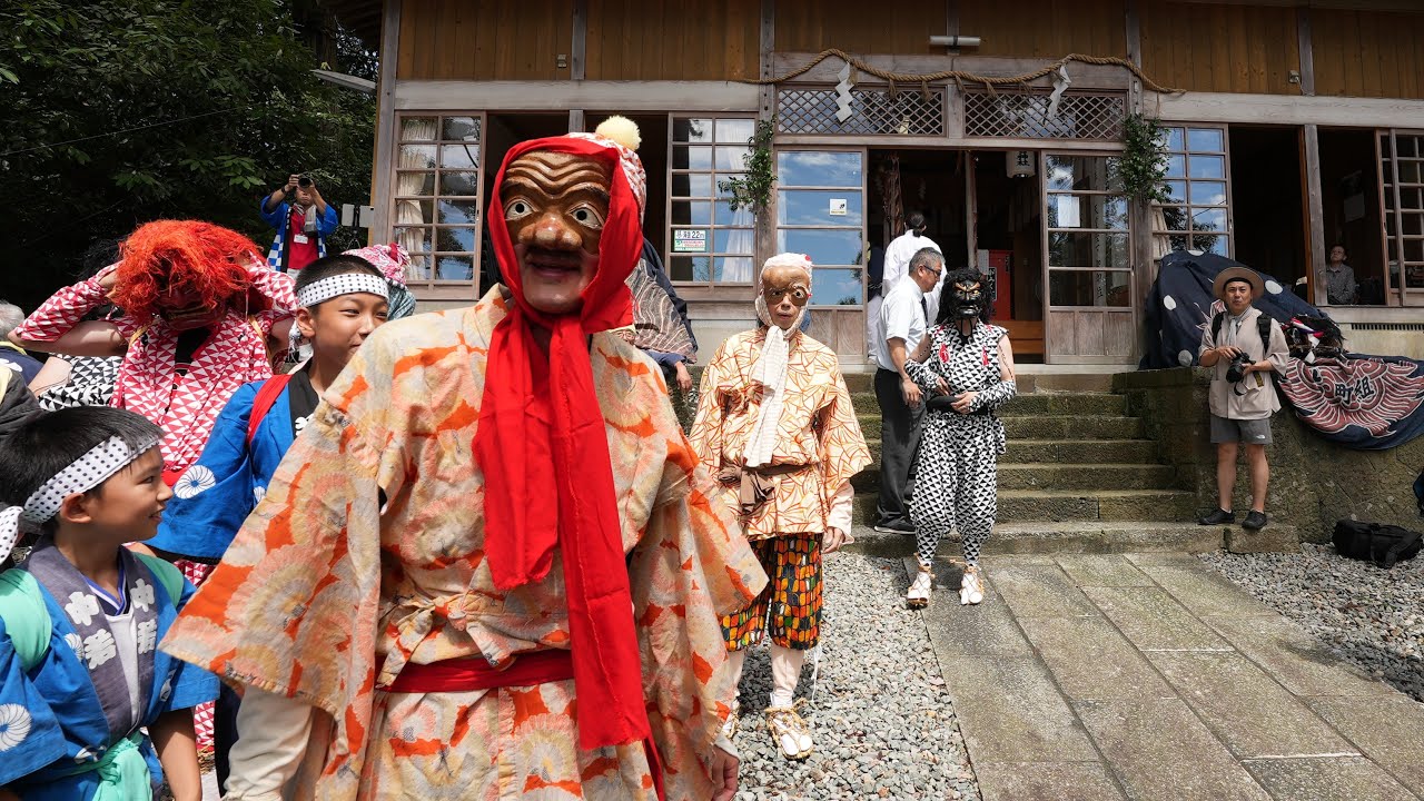 赤泊 乙祭り(鬼太鼓＆大獅子) 1/2 2023/07/16(日), 新潟県佐渡市