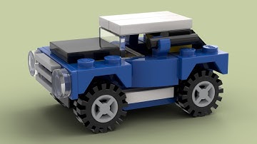 Build with Studio 2.0 - LEGO Mini Blue Car - Tutorial