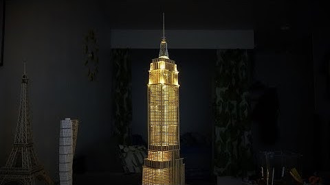 Empire State building scale model (Full timelapse)