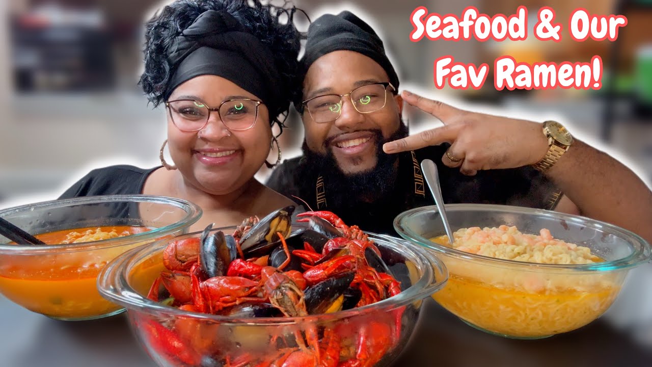 SEAFOOD BOIL WITH OUR FAVORITE RAMEN NOODLES T&LEETV