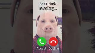 John Pork is calling... Resimi