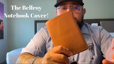 The Bellroy Notebook Cover! Perfection! 🤌🏽