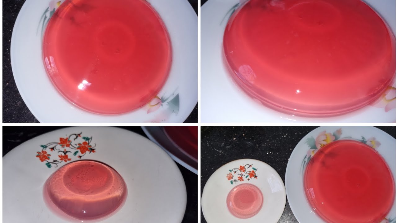 China grass jelly Rooh afza jelly jelly recipe summer special