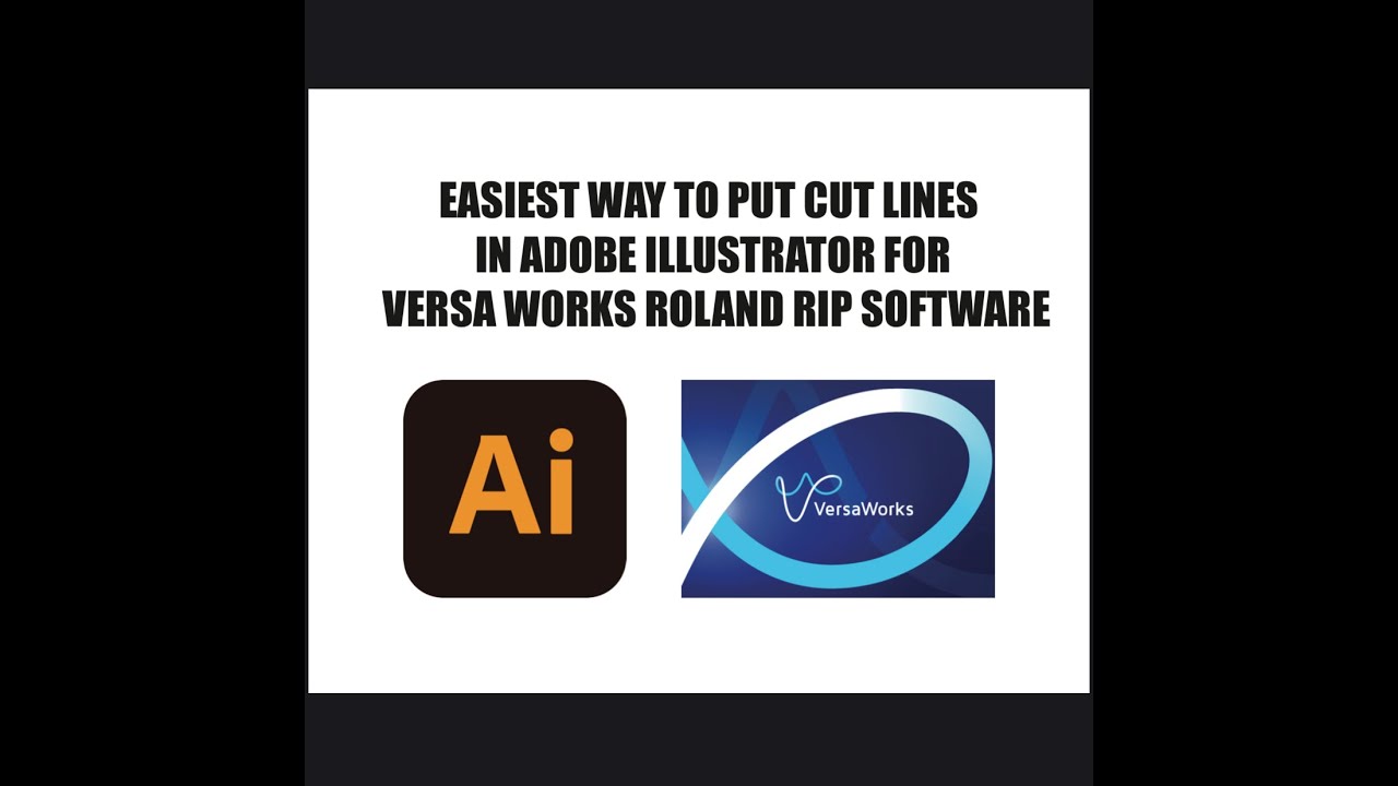 HOW TO ADD Cut lines in Adobe Illustrator for versa works rip software EASIEST WAY