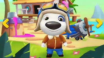 Talking tom sky run - Talking hank gameplay