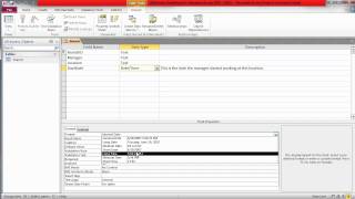 Microsoft Access Switching Between Datasheet and Design View