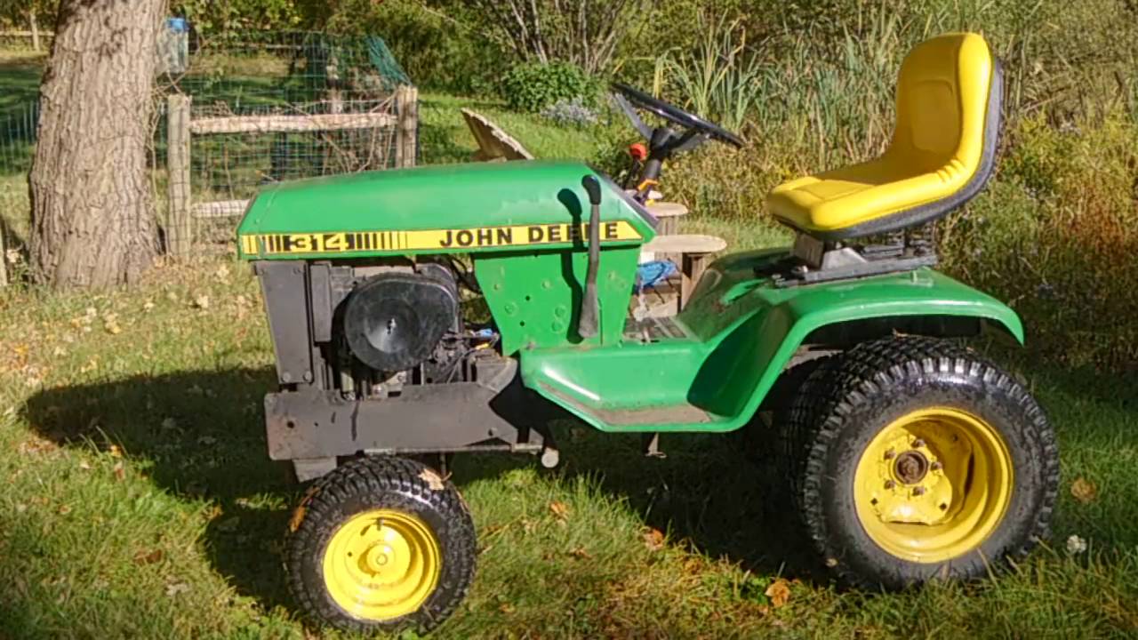 1979 John Deere 314 Kohler K321 Rebuild - YouTube