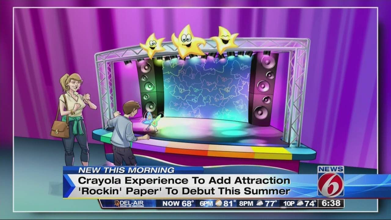 Crayola Experience to add attraction YouTube