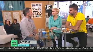 MC Erik v Teleráne na TV Markíza, 7.2.2019